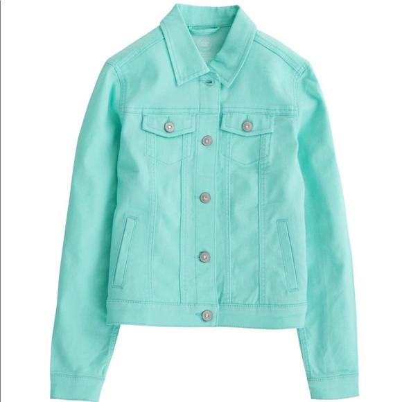 Aqua Denim Jacket Size 